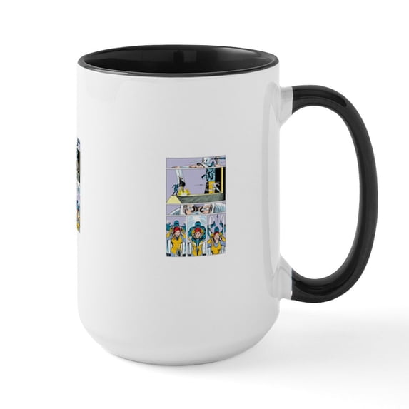 CafePress - G.I. Joe Snake Eyes Savin - 15 oz Ceramic Large White Novelty Mug