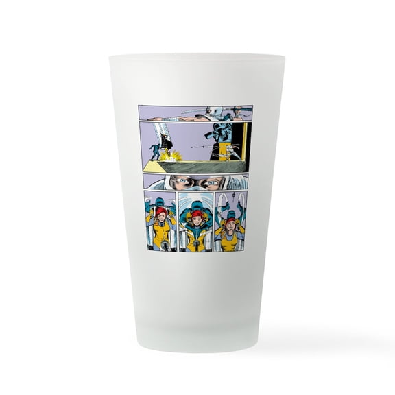 CafePress - G.I. Joe Snake Eyes Saving Scarlett - Pint Glass, Drinking Glass, 16 oz. CafePress