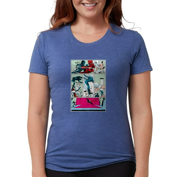 CafePress - G.I. Joe Snake Eyes Vs. Sto Women's Deluxe T Shirt - Womens Tri-blend T-Shirt