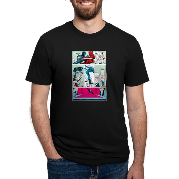 CafePress - G.I. Joe Snake Eyes Vs. Storm Men's Deluxe T Shirt - Mens Tri-blend T-Shirt