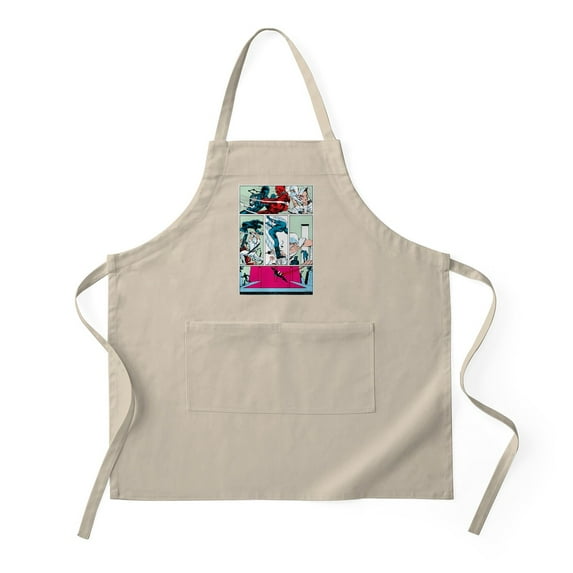 CafePress - G.I. Joe Snake Eyes Vs. Storm Shadow - Kitchen Apron with Pockets, Grilling Apron, Baking Apron