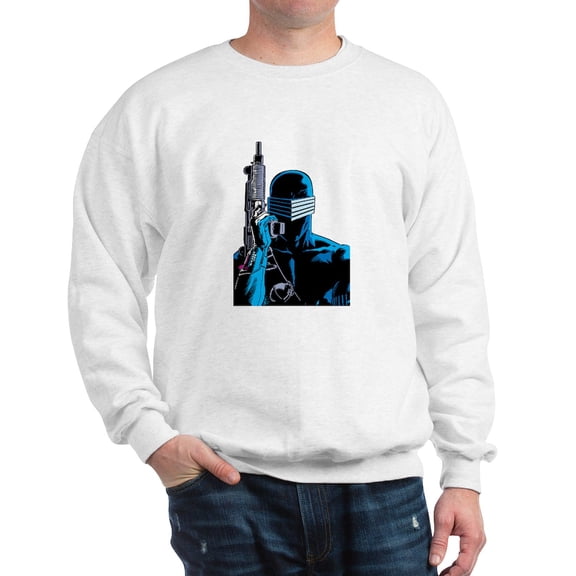 CafePress - G.I. Joe Snake Eyes With - Crew Neck Sweatshirt