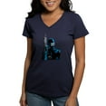 thumbnail image 1 of CafePress - G.I. Joe Snake Eyes With Gu Women's V Neck T Shirt - Women's V-Neck Dark T-Shirt, 1 of 4