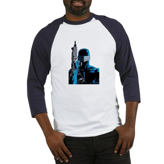 CafePress - G.I. Joe Snake Eyes With Gun - Cotton Baseball Jersey, 3/4 Raglan Sleeve Shirt