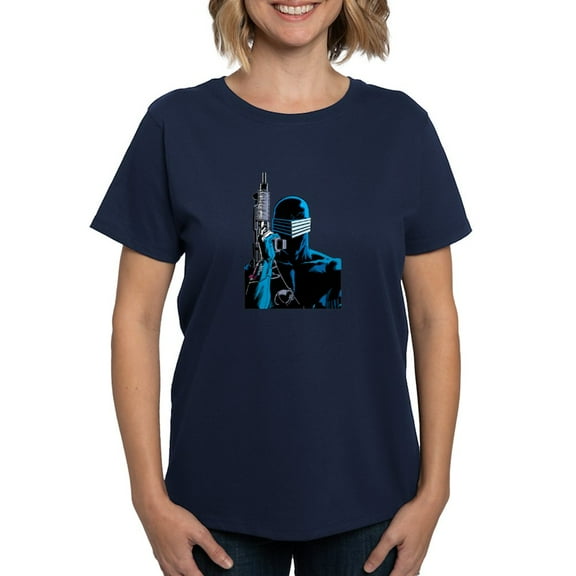 CafePress - G.I. Joe Snake Eyes With Gun Women's Value T Shirt - Women's Traditional Fit Dark T-Shirt