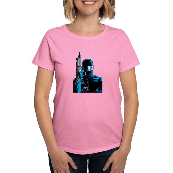 CafePress - G.I. Joe Snake Eyes With Gun Women's Value T Shirt - Women's Traditional Fit Dark T-Shirt