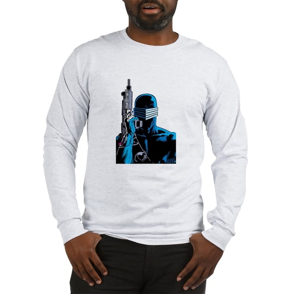 CafePress - G.I. Joe Snake Eyes With Men's Long Sleeve T Shirt - Unisex Cotton Long Sleeve T-Shirt