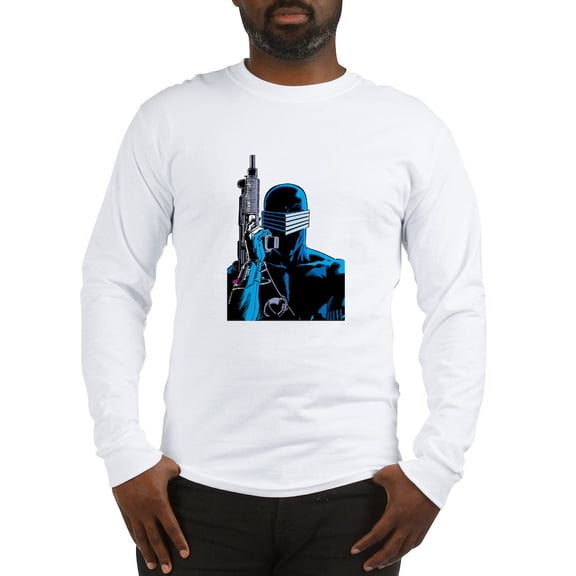 CafePress - G.I. Joe Snake Eyes With Men's Long Sleeve T Shirt - Unisex Cotton Long Sleeve T-Shirt