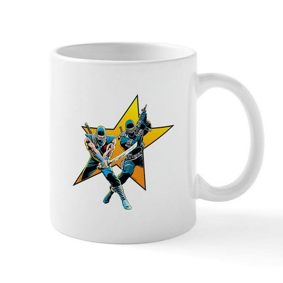 CafePress - G.I. Joe Storm Shadow And Snake - 11 oz Ceramic Mug - Novelty Coffee Tea Cup