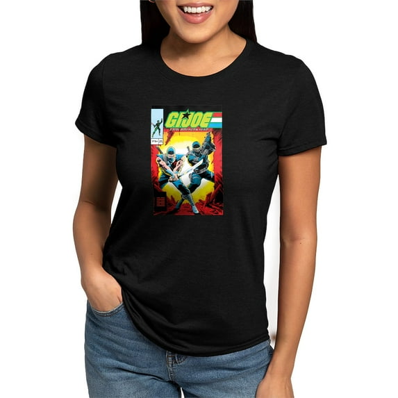 CafePress - G.I. Joe Who's On Cobra Isl Women's Deluxe T Shirt - Womens Tri-blend T-Shirt