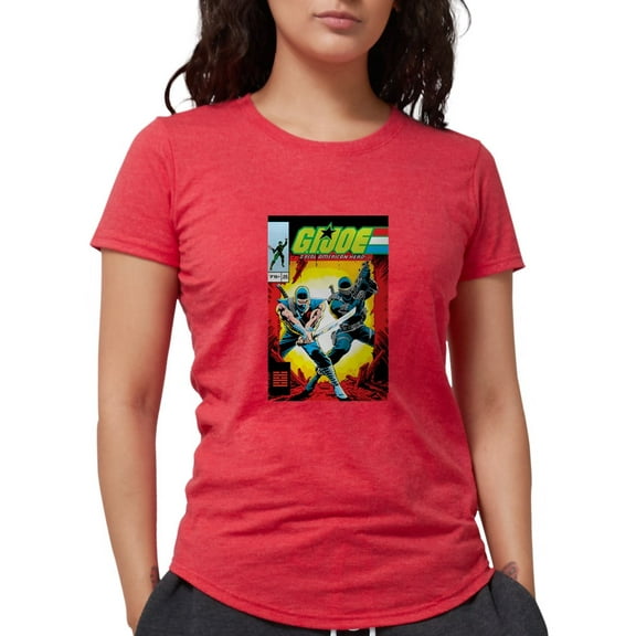 CafePress - G.I. Joe Who's On Cobra Isl Women's Deluxe T Shirt - Womens Tri-blend T-Shirt