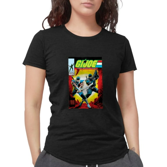 CafePress - G.I. Joe Who's On Cobra Isl Women's Deluxe T Shirt - Womens Tri-blend T-Shirt