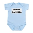 thumbnail image 1 of CafePress - G Is For Gangsta Infant Bodysuit - Baby Light Bodysuit, Size Newborn - 24 Months, 1 of 4
