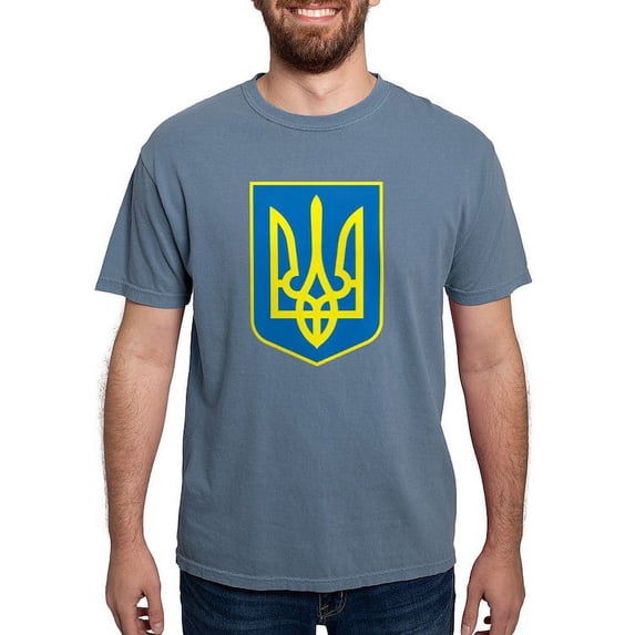 CafePress - G1145_Ukraine Men's Comfort Colors® T Shirt - Mens Comfort Colors Shirt