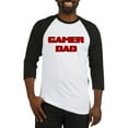 thumbnail image 1 of CafePress - GAMER DAD Baseball Jersey - Cotton Baseball Jersey, 3/4 Raglan Sleeve Shirt, 1 of 4