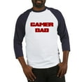 thumbnail image 1 of CafePress - GAMER DAD Baseball Jersey - Cotton Baseball Jersey, 3/4 Raglan Sleeve Shirt, 1 of 4
