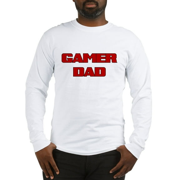 CafePress - GAMER DAD Long Sleeve T Shirt - Unisex Cotton Long Sleeve T-Shirt