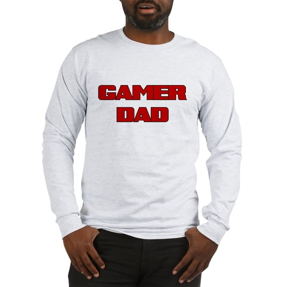CafePress - GAMER DAD Long Sleeve T Shirt - Unisex Cotton Long Sleeve T-Shirt