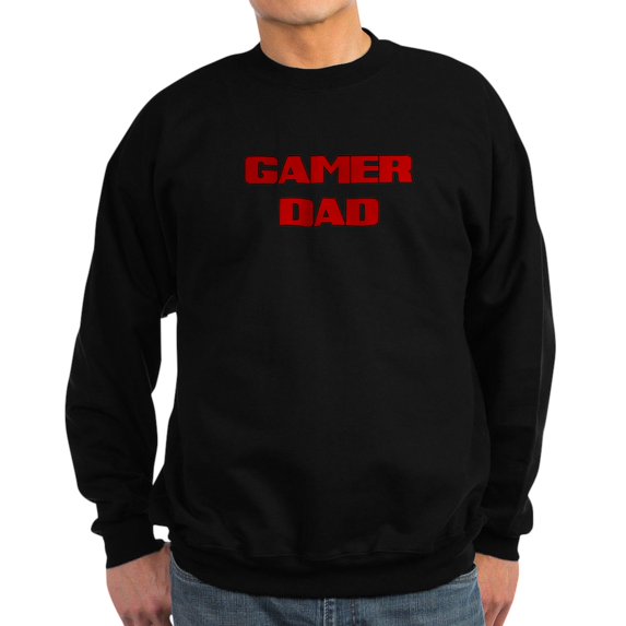 CafePress - GAMER DAD Sweatshirt - Classic Crew Neck Sweatshirt