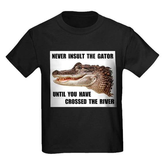 CafePress - GATOR Kids T Shirt - Dark T-Shirt Kids XS-XL