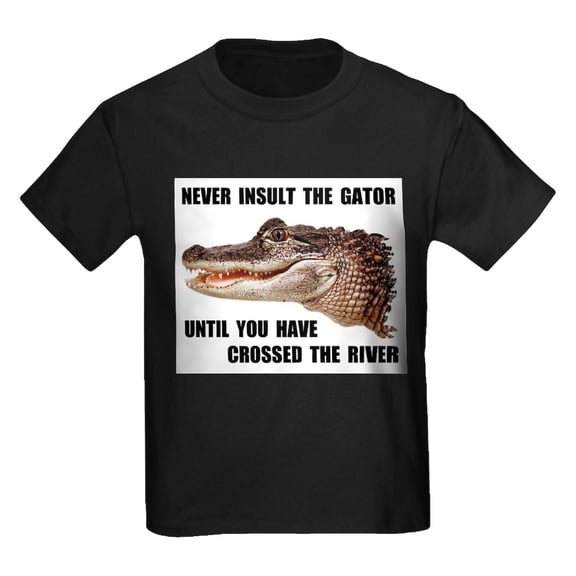 CafePress - GATOR Kids T Shirt - Dark T-Shirt Kids XS-XL
