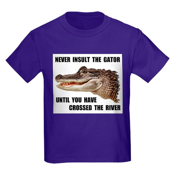 CafePress - GATOR Kids T Shirt - Dark T-Shirt Kids XS-XL