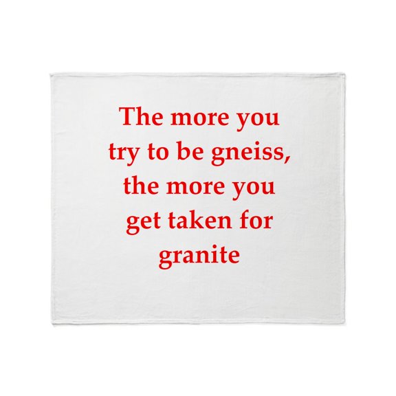 CafePress - GEOLOGIST8 Throw Blanket - Soft Fleece Throw Blanket, 50"x60" for All Ages