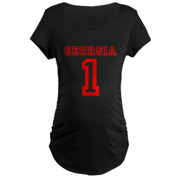 CafePress - GEORGIA #1 Maternity Dark T Shirt - Maternity Dark T-Shirt