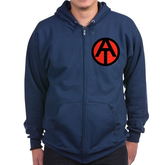 CafePress - GI Joe Adventure Team Logo Sweatshirt - Zip Hoodie, Classic Hooded Sweatshirt with Metal Zipper