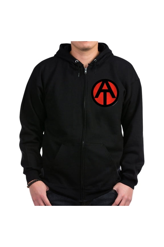 - GI Joe Adventure Team Logo Sweatshirt - Zip Hoodie, Classic Hooded Sweatshirt with Metal Zipper