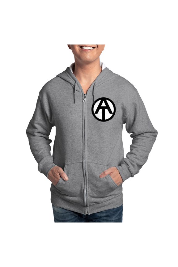 - GI Joe Adventure Team Logo Sweatshirt - Zip Hoodie, Classic Hooded Sweatshirt with Metal Zipper