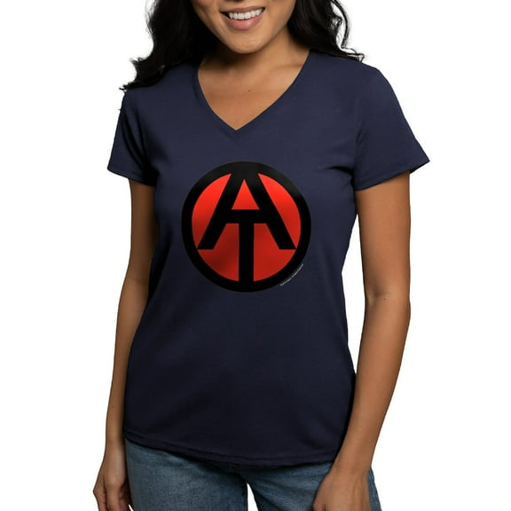 CafePress - GI Joe Adventure Team Logo T Shirt - Women's V-Neck Dark T-Shirt