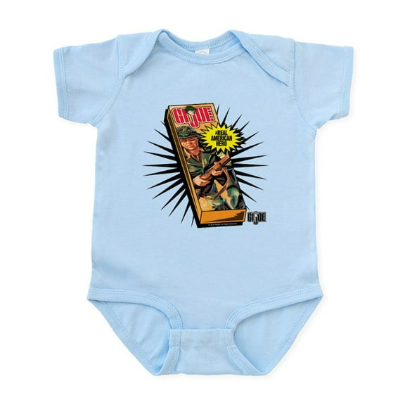 CafePress - GI Joe American Hero Body Suit - Baby Light Bodysuit, Size Newborn - 24 Months