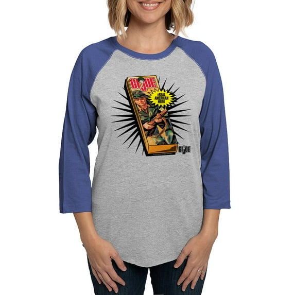 CafePress - GI Joe American Hero Long Sleeve T Shirt - Womens Baseball Tee