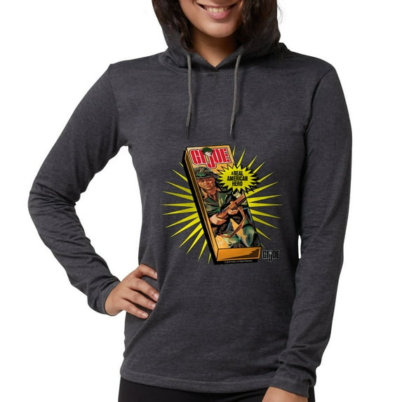 CafePress - GI Joe American Hero Long Sleeve T Shirt - Womens Hooded Shirt