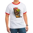 thumbnail image 1 of CafePress - GI Joe American Hero T Shirt - 100% Cotton Ringed T-Shirt, 1 of 4