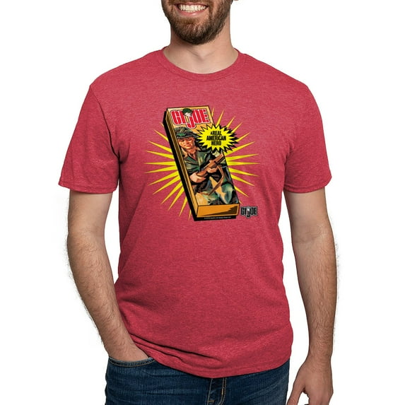 CafePress - GI Joe American Hero T Shirt - Mens Tri-blend T-Shirt