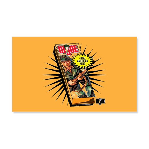 CafePress - GI Joe American Hero Wall Decal - 20x12 Wall Decal