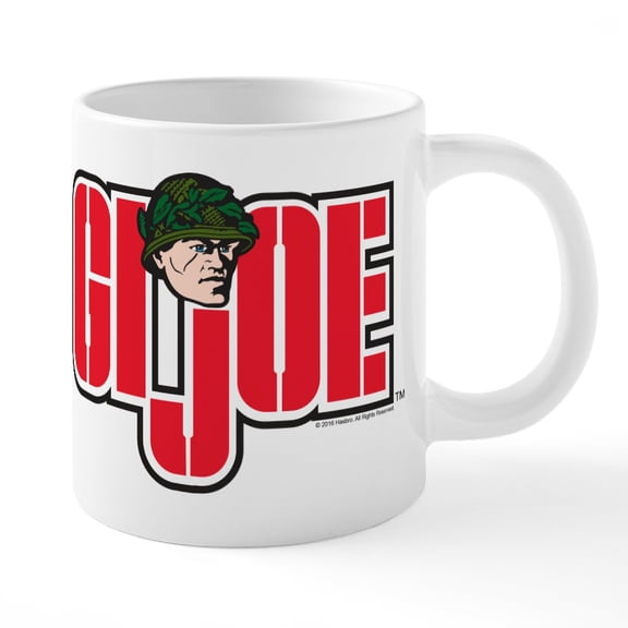 CafePress - GI Joe Logo - 20 Oz White Ceramic Mega Mug