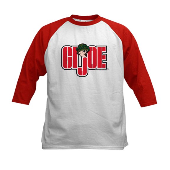 CafePress - GI Joe Logo Kids Baseball Tee - Kids Cotton Baseball Jersey, 3/4 Sleeve Shirt