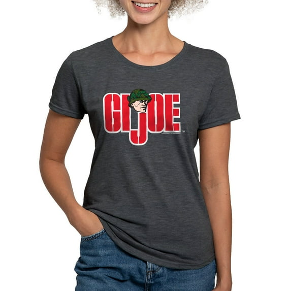 CafePress - GI Joe Logo Womens Tri Blend T Shirt - Womens Tri-blend T-Shirt