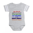 thumbnail image 1 of CafePress - GO AHEAD - Cute Infant Baby Football Bodysuit, 1 of 3