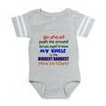 thumbnail image 1 of CafePress - GO AHEAD Uncle - Cute Infant Baby Football Bodysuit, 1 of 3
