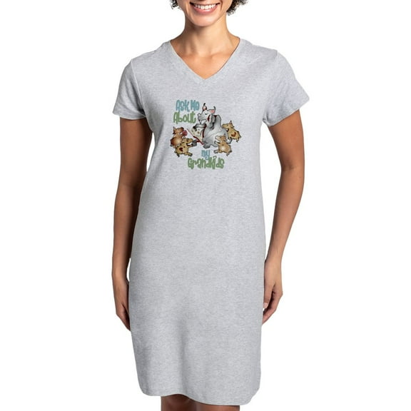 CafePress - GOAT Ask Me About My Grandkids - Women's Nightshirt