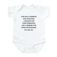 thumbnail image 1 of CafePress - GOD HAS A PURPOSE Infant Bodysuit - Baby Light Bodysuit, Size Newborn - 24 Months, 1 of 4