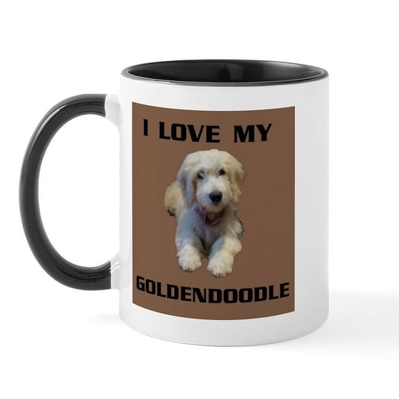 CafePress - GOLDENDOODLE Mug - 11 oz Ceramic Mug - Novelty Coffee Tea Cup