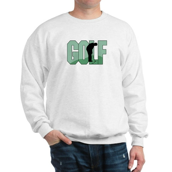 CafePress - GOLF *1* Sweatshirt - Crew Neck Sweatshirt