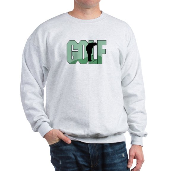 CafePress - GOLF *1* Sweatshirt - Crew Neck Sweatshirt