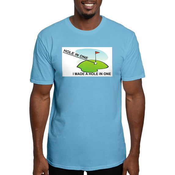 CafePress - GOLF. I MAKE A HOLE IN ONE T Shirt - Fitted T-Shirt, Vintage Fit Soft Cotton Tee