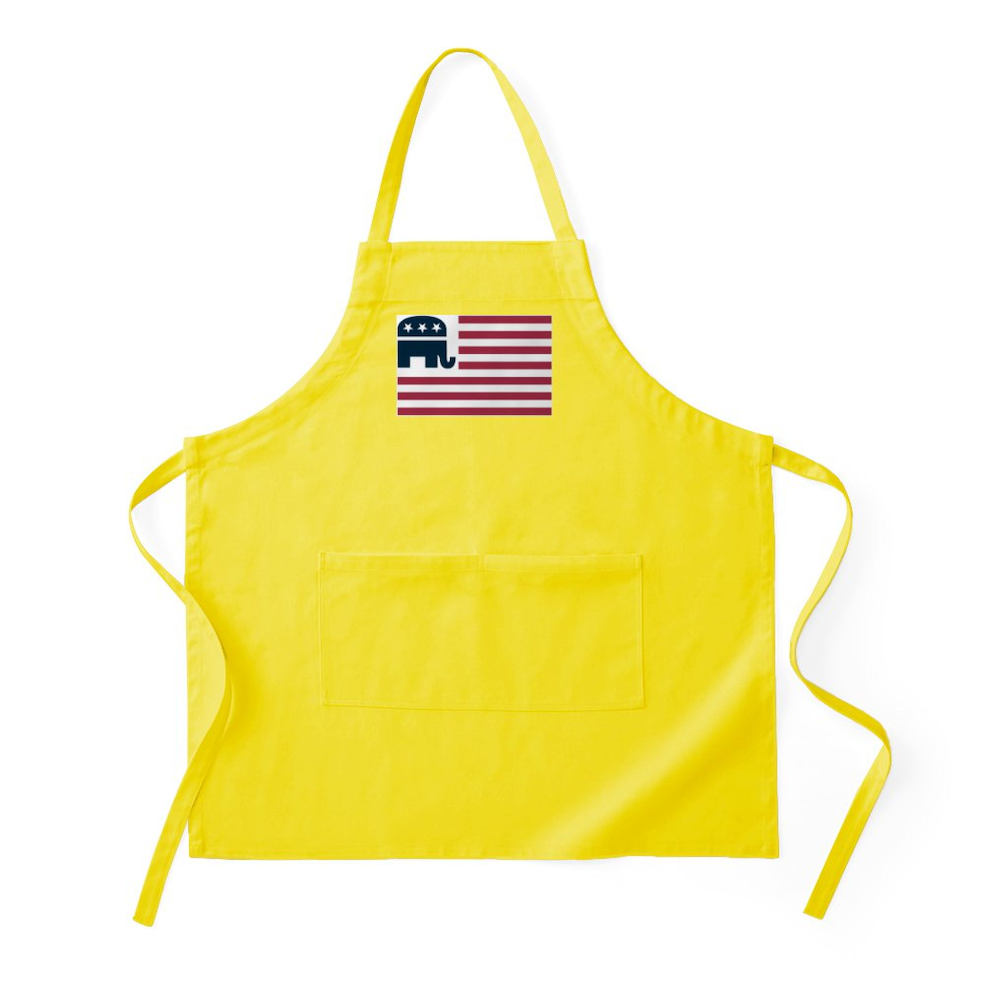 CafePress - GOP Flag BBQ - Kitchen Apron with Pockets, Grilling Apron, Baking Apron